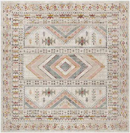 Hollebalg Traditional Brick Area Rug