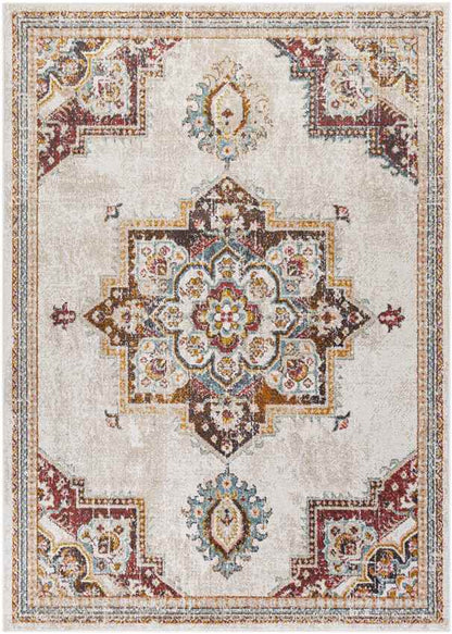 Huigsloot Traditional Brick Area Rug