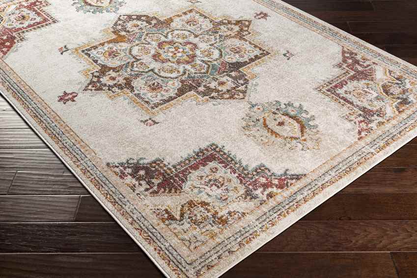 Huigsloot Traditional Brick Area Rug