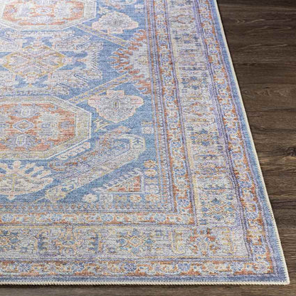 Langereis Traditional Khaki Washable Area Rug