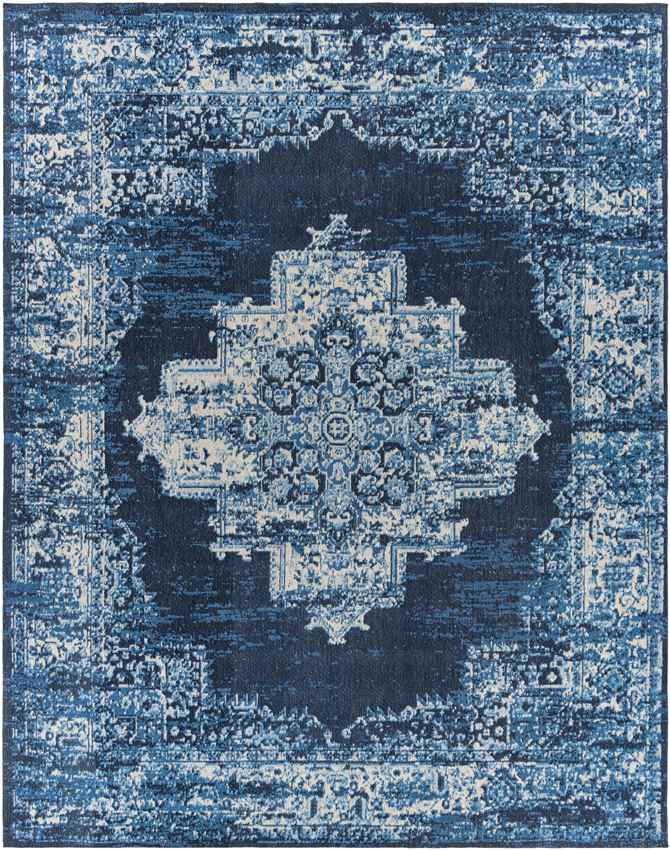 Naarden Traditional Sky Blue Area Rug