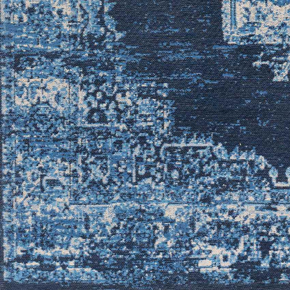 Naarden Traditional Sky Blue Area Rug
