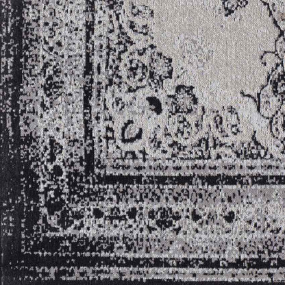 Nes Traditional Black Area Rug