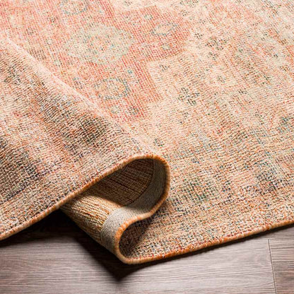 Nollen Traditional Peach Area Rug