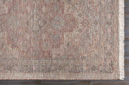 Nollen Traditional Peach Area Rug