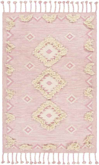 Djab Global Pale Pink Area Rug