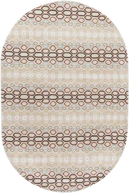 Purmerend Traditional Beige Area Rug