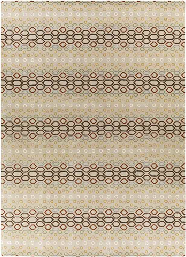 Purmerend Traditional Beige Area Rug