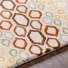 Purmerend Traditional Beige Area Rug