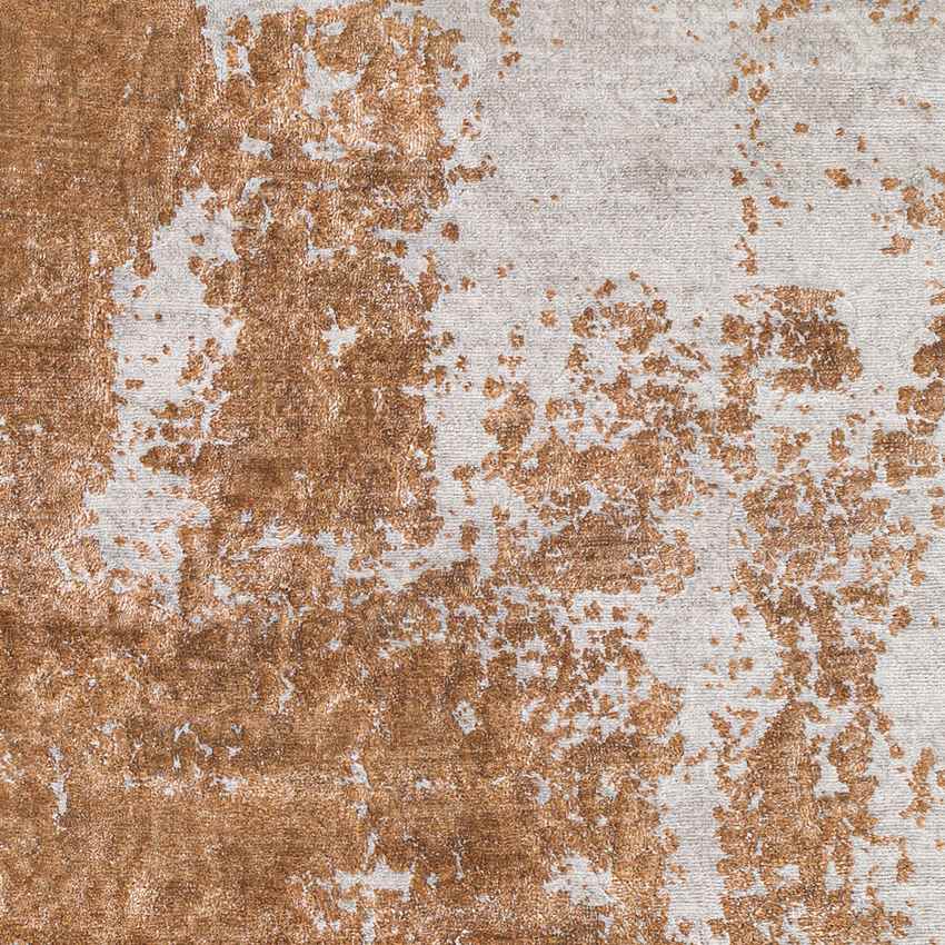 Rinnegom Modern Burnt Orange Area Rug