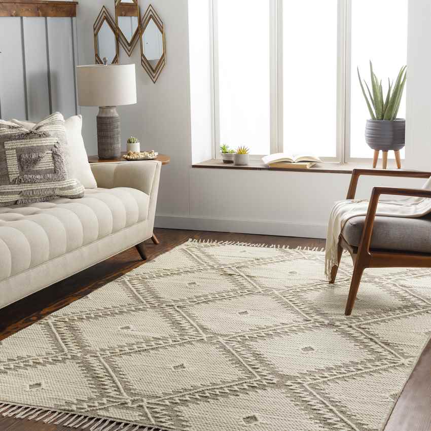 Maryport Global Light Gray Area Rug