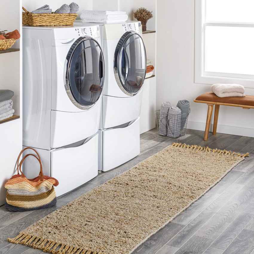 Valkkoog Cottage Wheat Area Rug