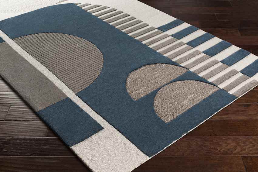 Vinkebrug Modern Teal Area Rug