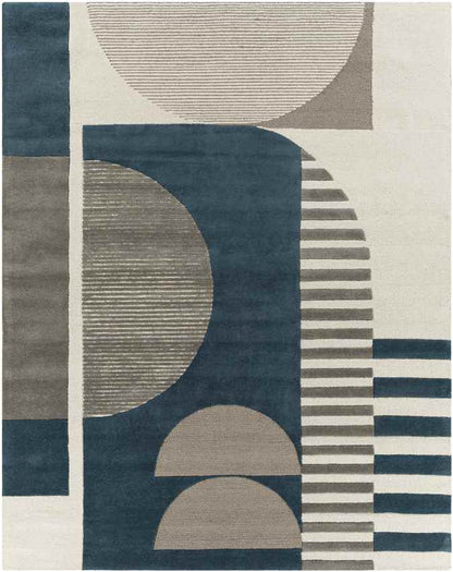 Vinkebrug Modern Teal Area Rug