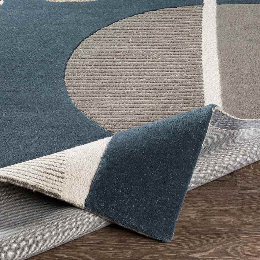 Vinkebrug Modern Teal Area Rug