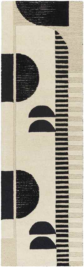 Vinkebrug Modern Black Area Rug