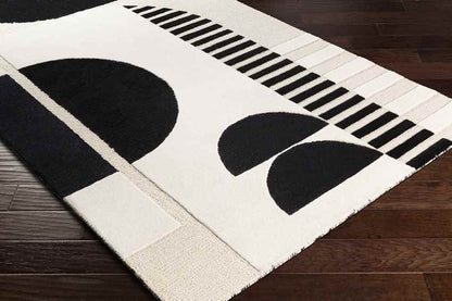 Vinkebrug Modern Black Area Rug