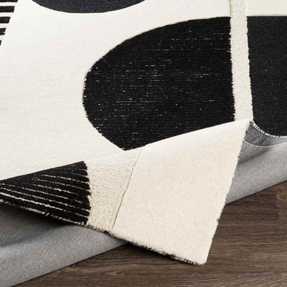 Vinkebrug Modern Black Area Rug