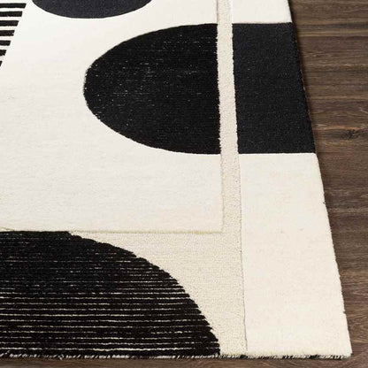 Vinkebrug Modern Black Area Rug