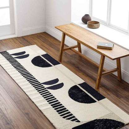 Vinkebrug Modern Black Area Rug