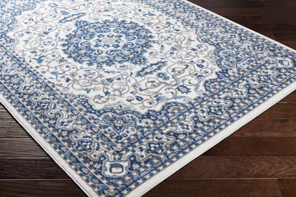 Belvert Traditional Denim Area Rug