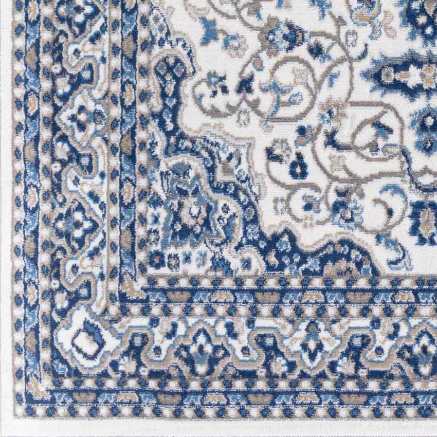 Belvert Traditional Denim Area Rug