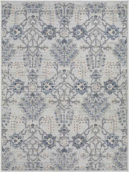 Berkeind Traditional Grey Area Rug