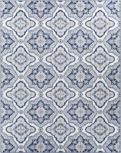 Boeiink Traditional Blue Area Rug