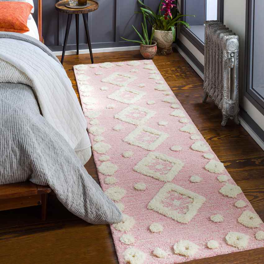 Guy Global Pale Pink Area Rug