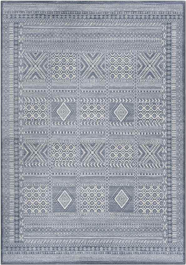 Deelshurk Global Navy Area Rug