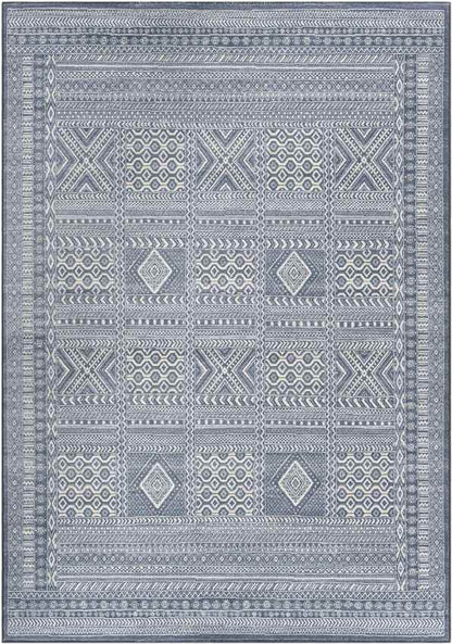 Deelshurk Global Navy Area Rug