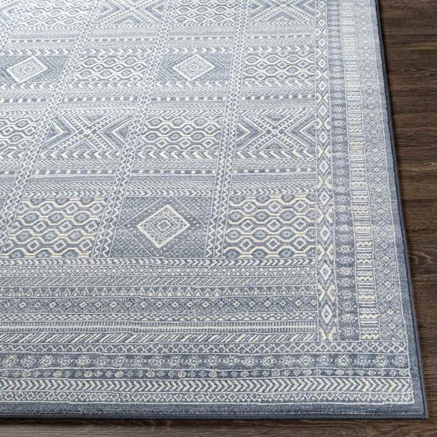 Deelshurk Global Navy Area Rug