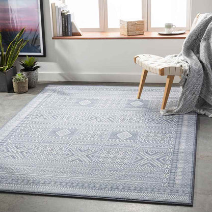 Deelshurk Global Navy Area Rug