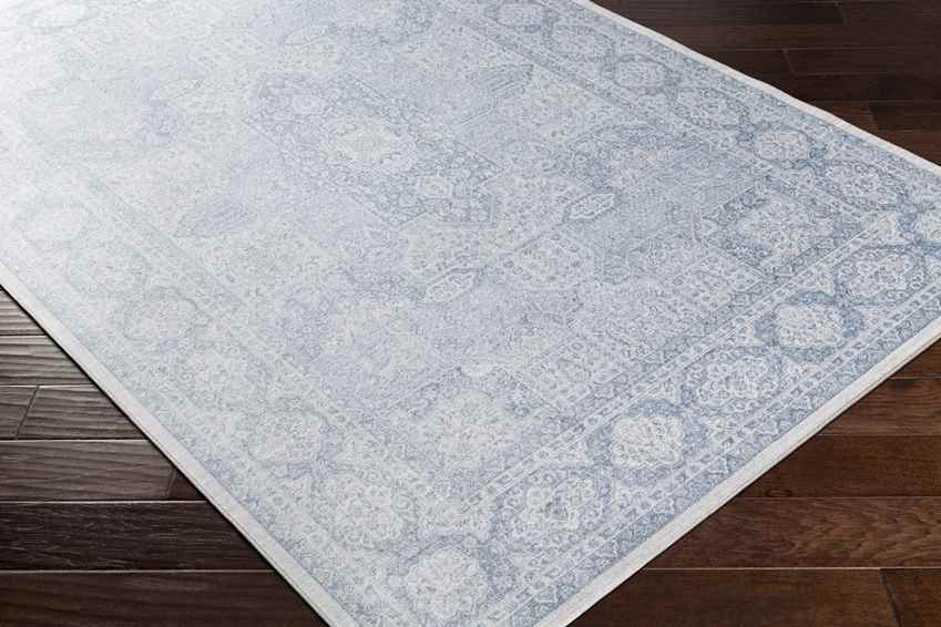 Eersel Traditional Pale Blue Area Rug