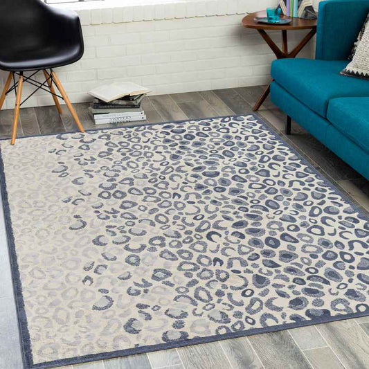 Escharen Modern Pale Blue Area Rug