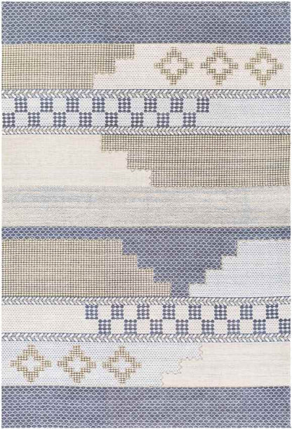 Everland Global Teal Area Rug