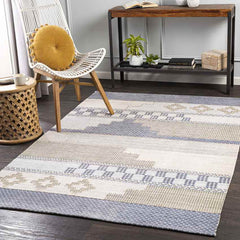 Everland Global Teal Area Rug