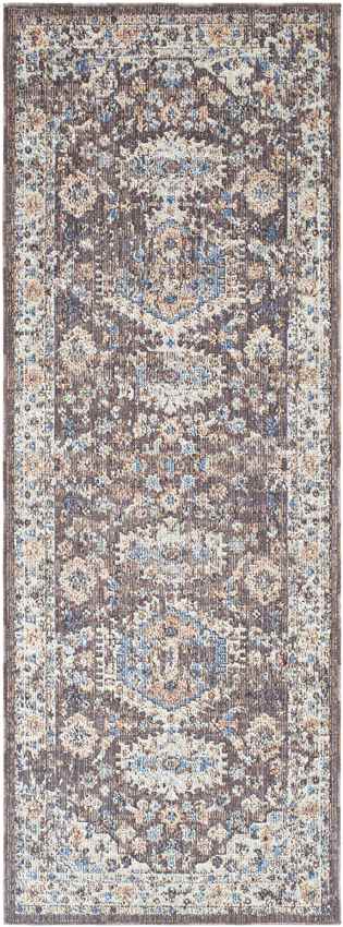Graspeel Traditional Dark Brown Area Rug