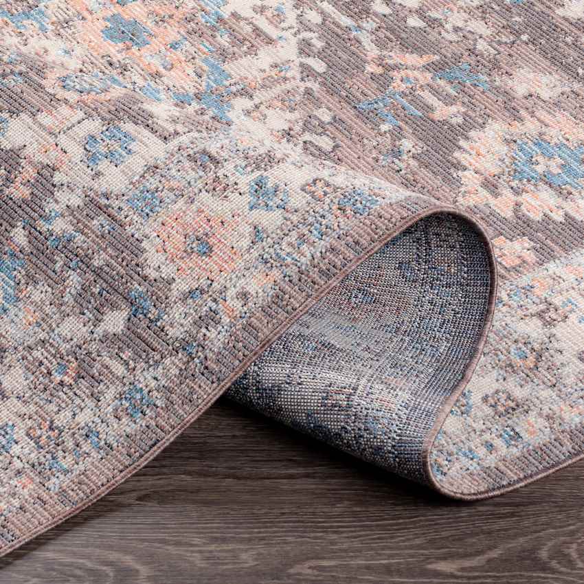 Graspeel Traditional Dark Brown Area Rug