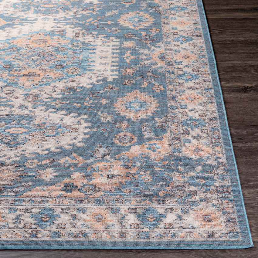 Graspeel Traditional Navy Area Rug