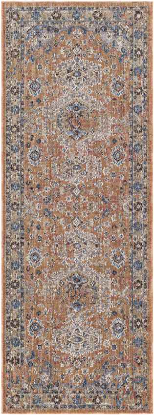 Graspeel Traditional Rust Area Rug