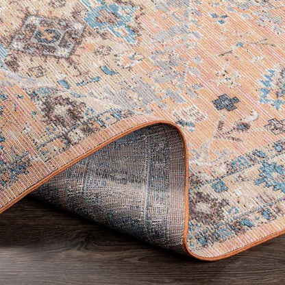 Graspeel Traditional Rust Area Rug