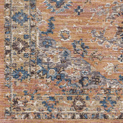 Graspeel Traditional Rust Area Rug