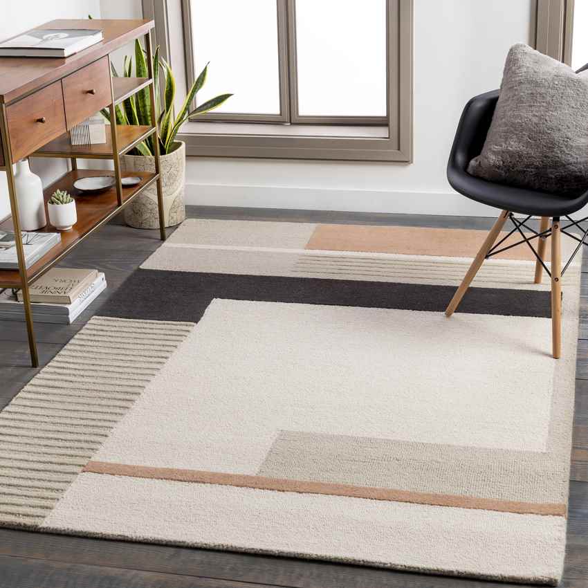 Halsteren Modern Camel Area Rug