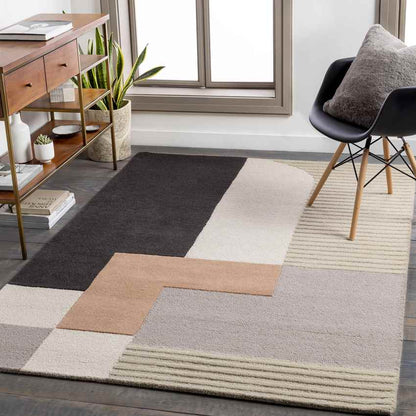 Halte Modern Taupe Area Rug