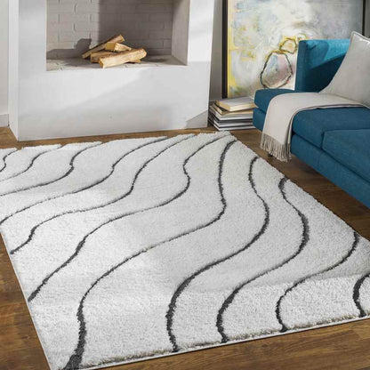 Haring Modern Cream Area Rug
