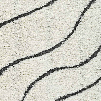 Haring Modern Cream Area Rug