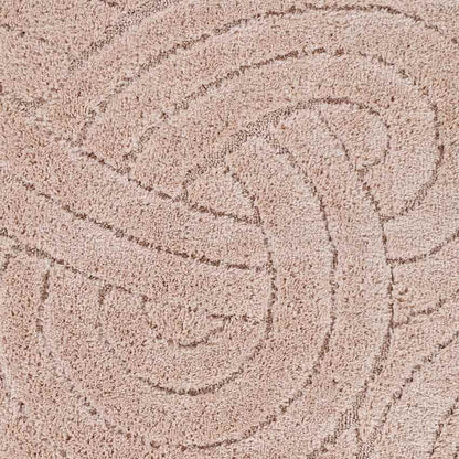 Havelt Modern Pale Pink Area Rug
