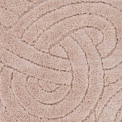 Havelt Modern Pale Pink Area Rug