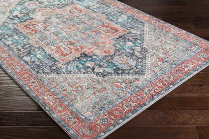 Heeseind Traditional Denim Area Rug